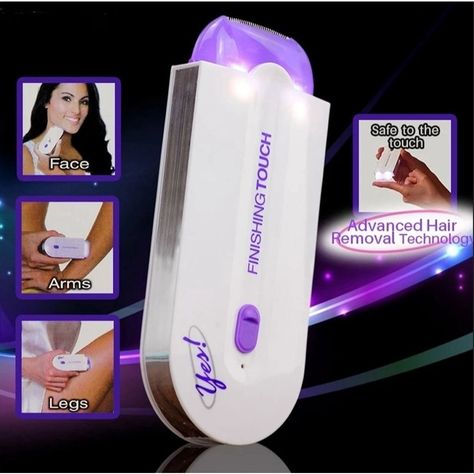 Rechargeable Instant Painless Facial & Body Hair Remover for Men and Women