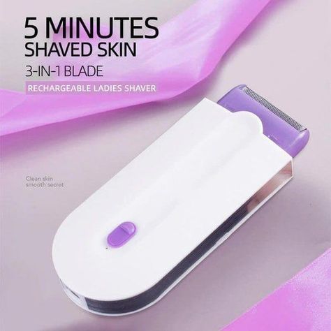 Rechargeable Instant Painless Facial & Body Hair Remover for Men and Women